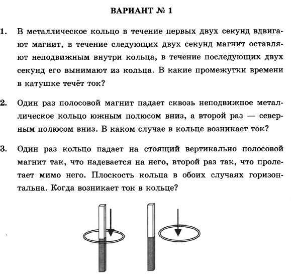 Алюминиевое кольцо. Кольцо падает на магнит определите направление индукционного тока. Ток в кольце возникает в случае. Один раз кольцо падает на стоящий вертикально полосовой магнит. Один раз кольцо падает на стоящий.