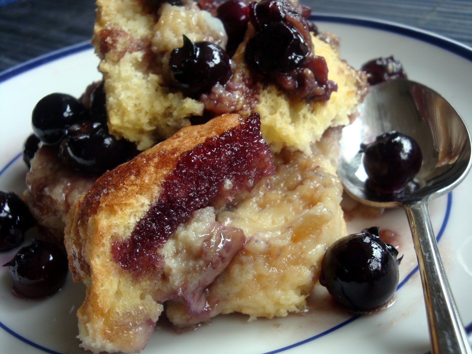 Yummy by Emmy Blueberry Bread Pudding