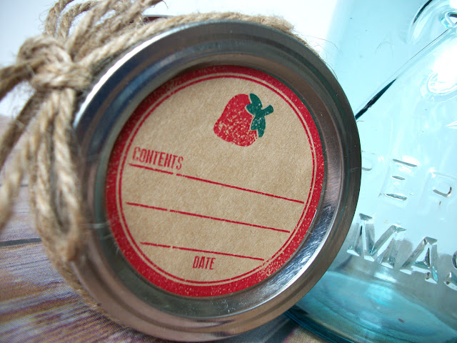 strawberry canning labels
