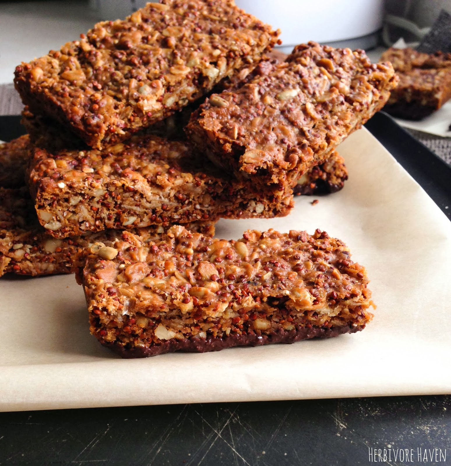 Herbivore Haven Protein Packed Quinoa Breakfast Bars