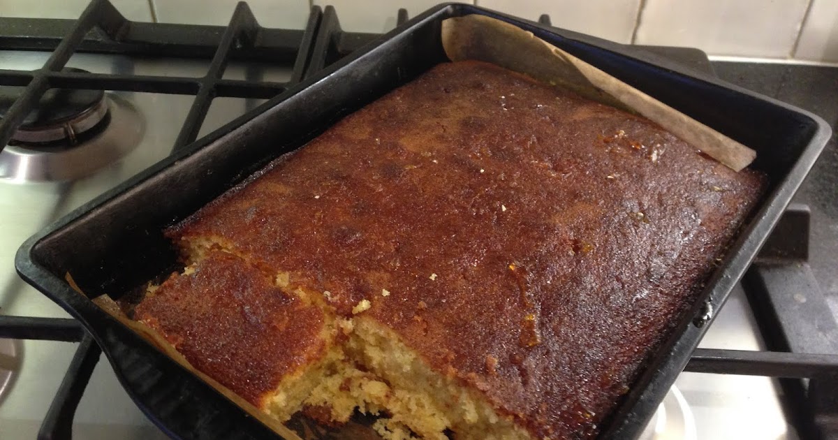 Whoever has the most fabric, etc... Orange Marmalade Drizzle Cake