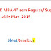 JNTUK MBA 4th Sem (R16, R13) Regular/Supply Time Table May 2019