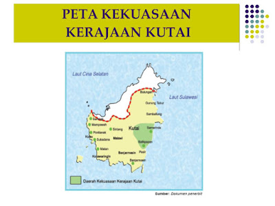 persebaran kerajaan kutai di indonesia