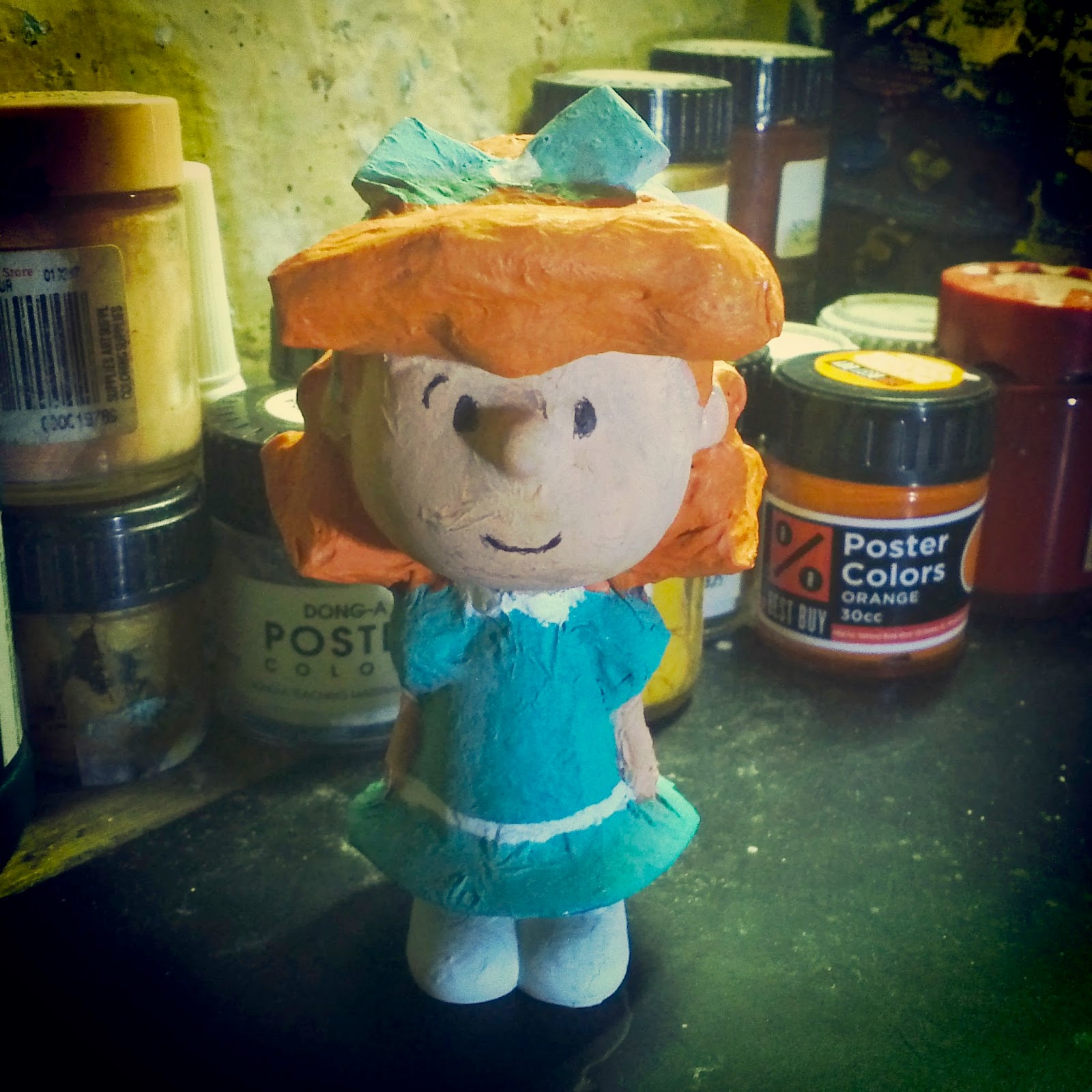 Blogabing. Blogaboom. Papier Macheniacs Turning Lucy Into Heather