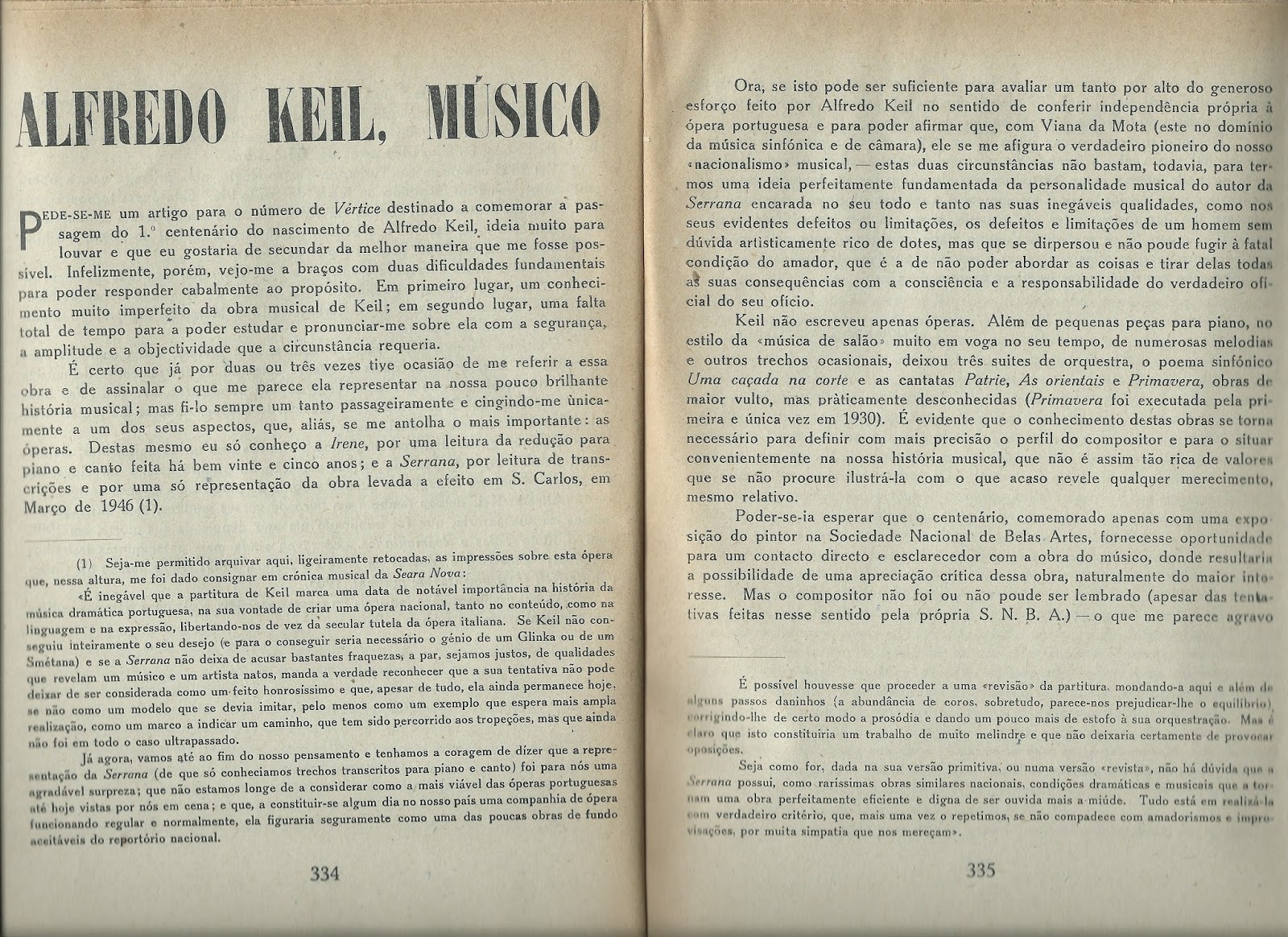 Regresso ao Passado Alfredo Keil Serrana