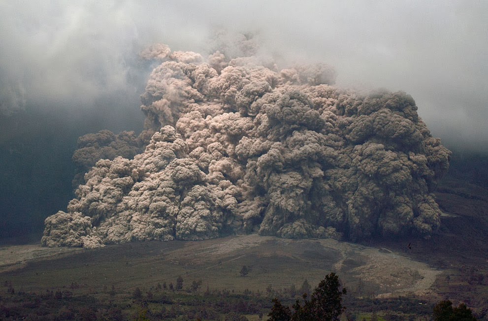 Letusan Gunung Sinabung Sumatra Utara