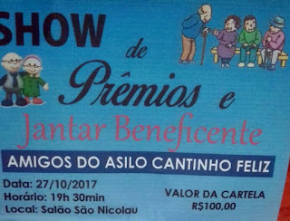 Asilo Cantinho Feliz promove Jantar Beneficente