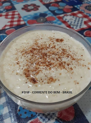 ARROZ DOCE CREMOSO COM KEFIR DE LEITE ARROZ DOCE CREMOSO COM KEFIR DE LEITE