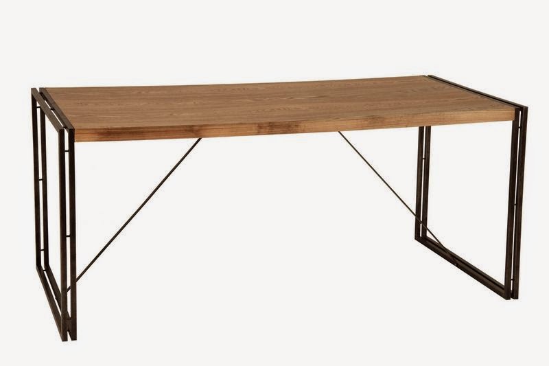 mesa madera metal