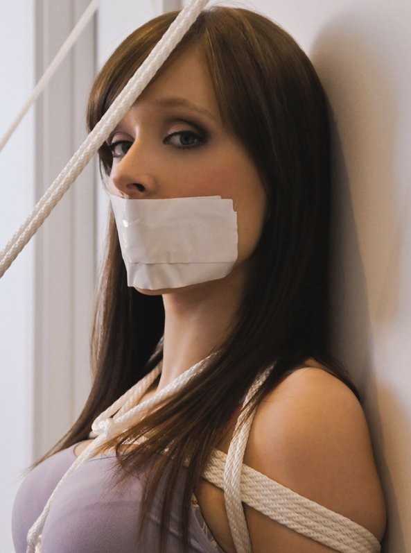 Pussy Sex Images - Bondage gag or tape Honey select latex