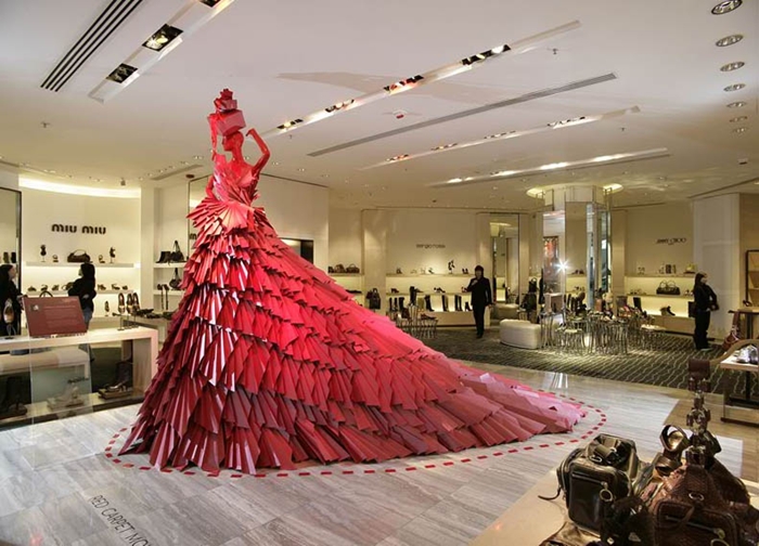 Paper fashion dresses | Futuristic style - Zoe Bradley
