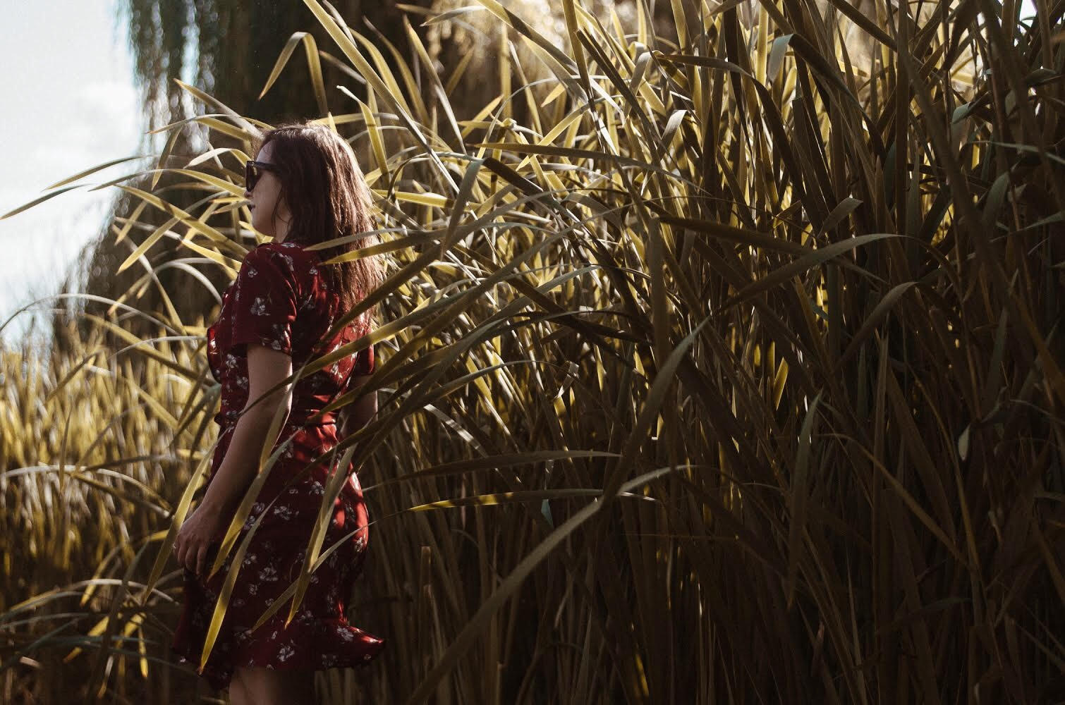 Odrobina retro na letnie dni - kopertowa sukienka vintage