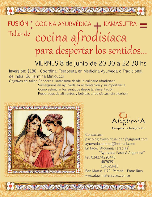 Ayurveda Paraná: Taller de Cocina Afrodisíaca