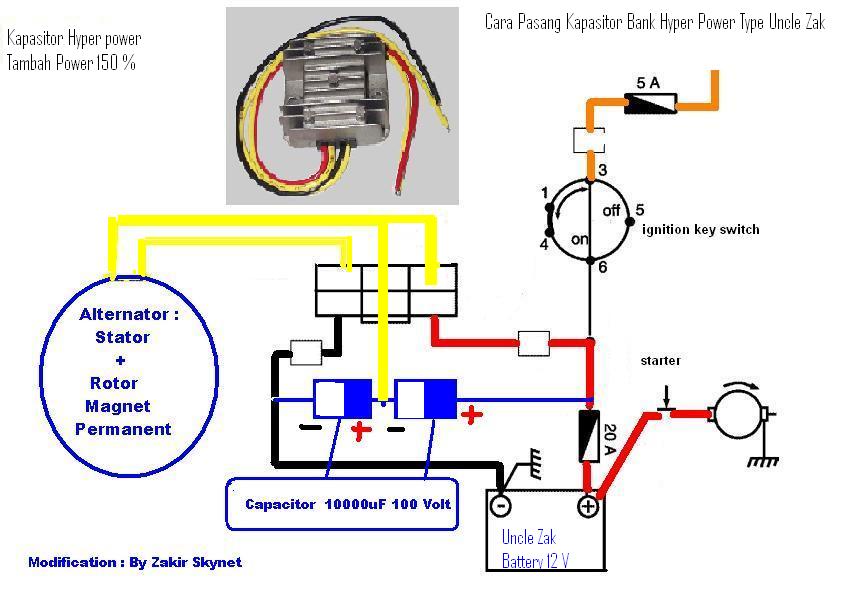 Capacitor Power Bank Circuit Diagram