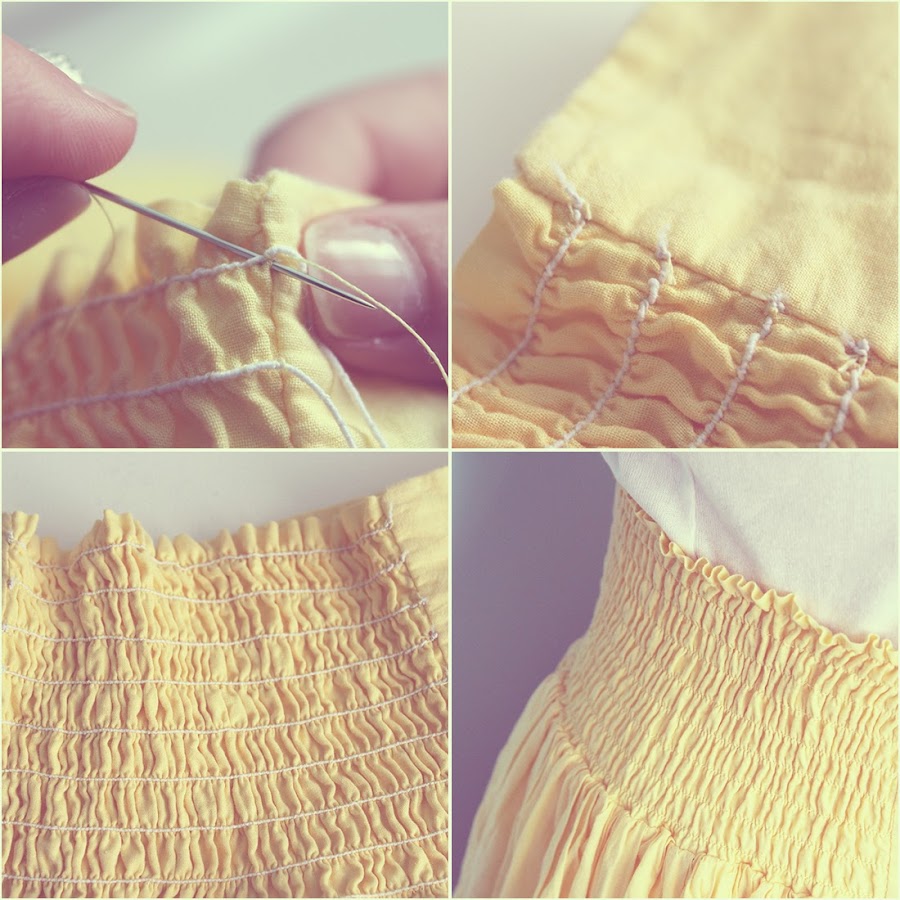 Tutorial para coser con goma de canilla