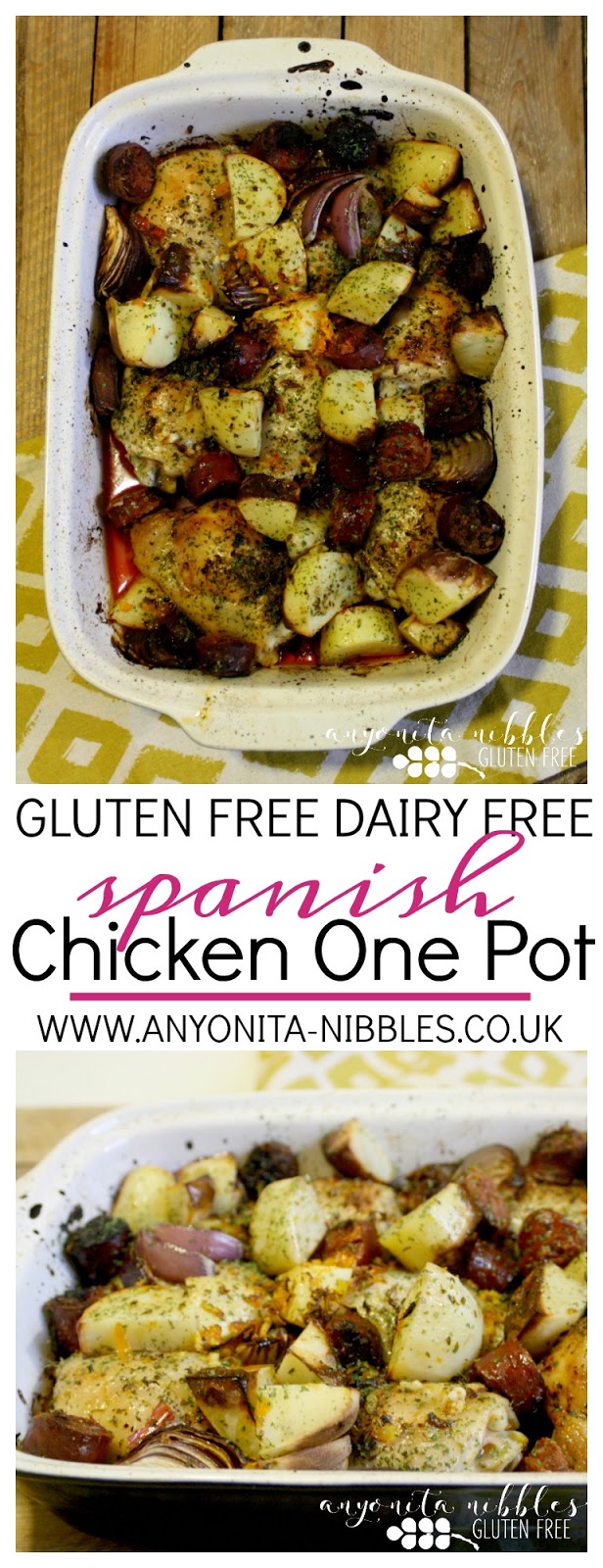 Gluten Free Dairy Free Spanish Chicken One Pot by Anyonita-Nibbles.co.uk