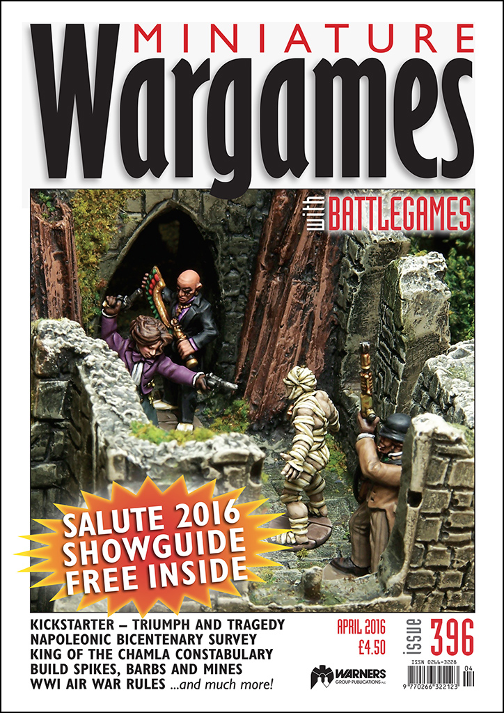 10mm Wargaming Miniature Wargames 396, April 2016