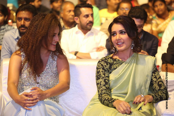 Raashi Khanna at Touch Chesi Choodu movie Pre-Release