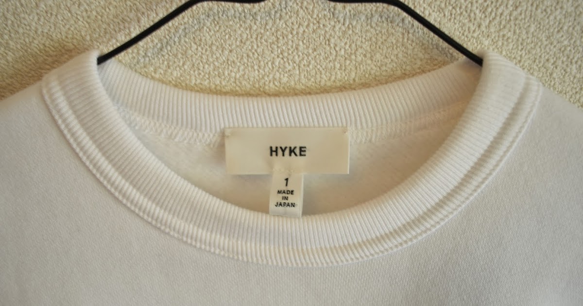 maruco.com: 2014S/SのHYKEの半袖スウェット＆半袖シャツをゲット！