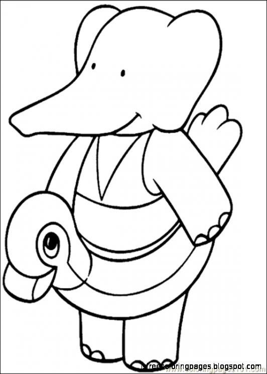 babar coloring pages - photo #31