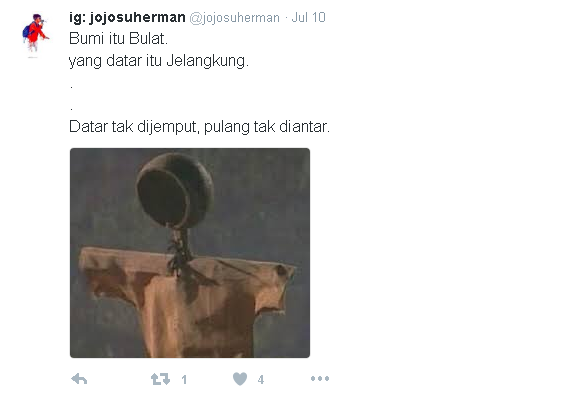 Heboh Komunitas Penganut Paham Bumi itu Datar, Meme Sindiran Kocak Netizen ini Malah Bikin Kita Ketawa Ngakak