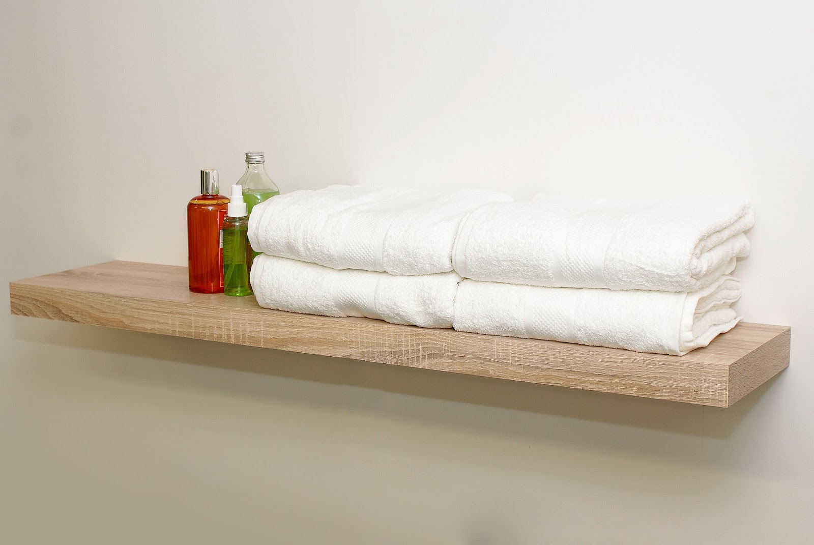 NEW Wall Floating Shelf Kit Black/Walnut/Oak Strong & High Quality eBay