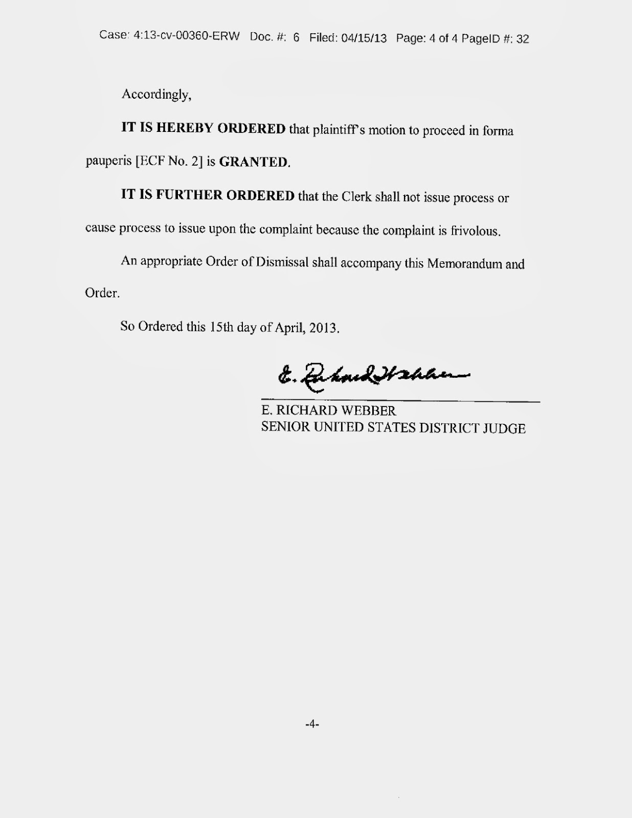 quot The Earth and everything that #39 s in it quot : Petition for Writ of