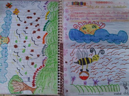 Ganhei estes desenhos de minha aluna Ágata do 3° ano