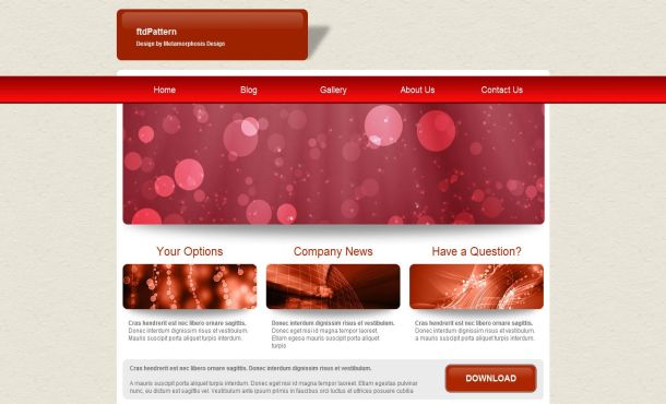 Jquery Business Red Pink CSS Website Template