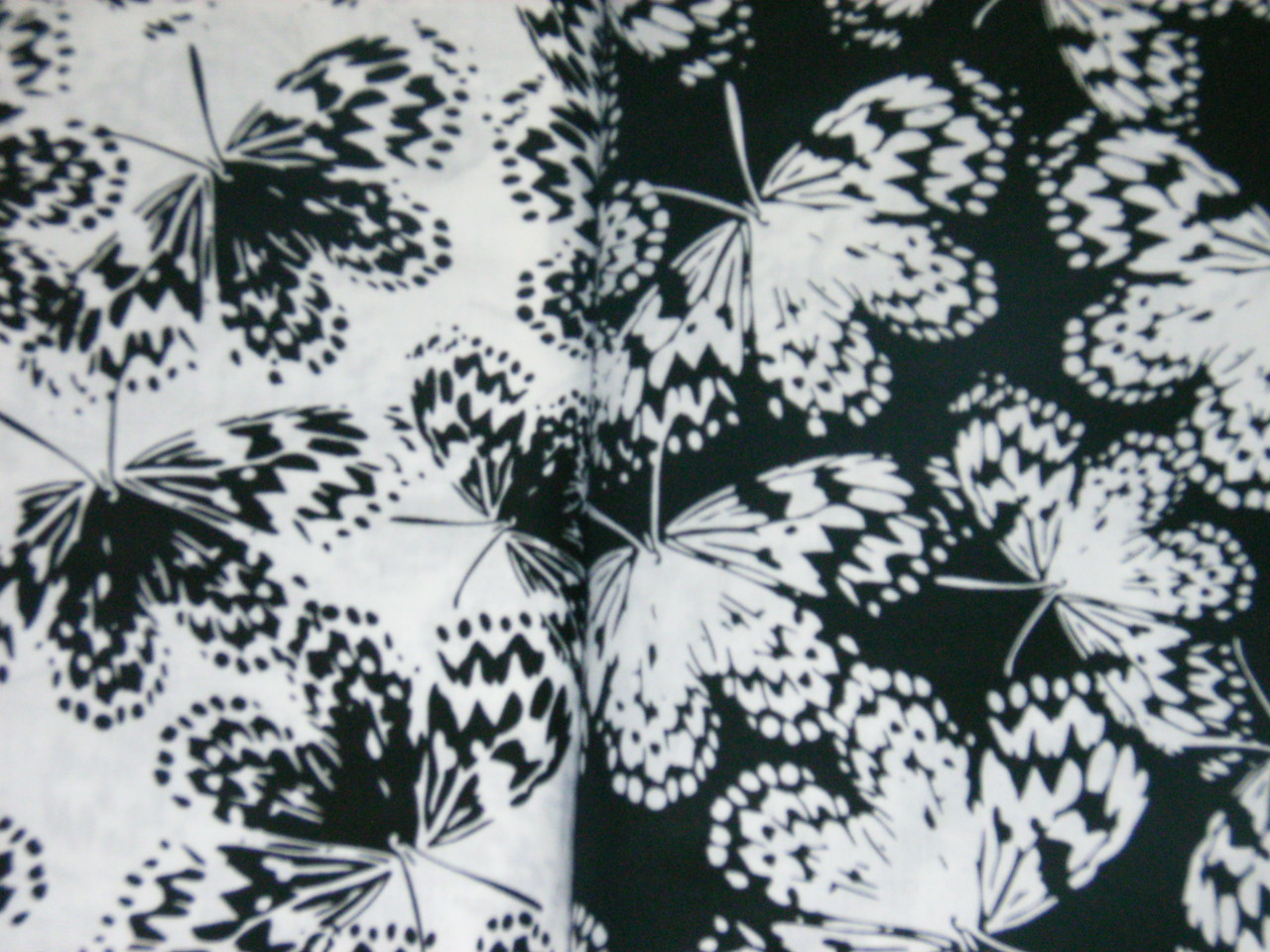 Village Books and Crafts Black & White Fabrics