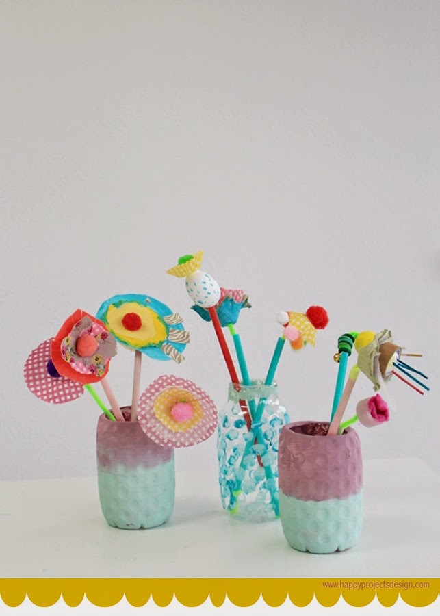 Reciclaje: Flores Upcycling