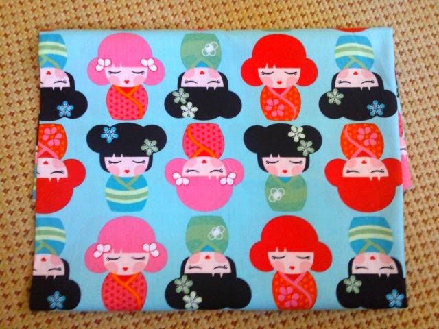 tela de la colección "Hello Tokyo" de Robert Kaufman de funkypatch