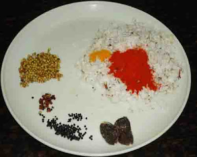 ingredients to make masala paste