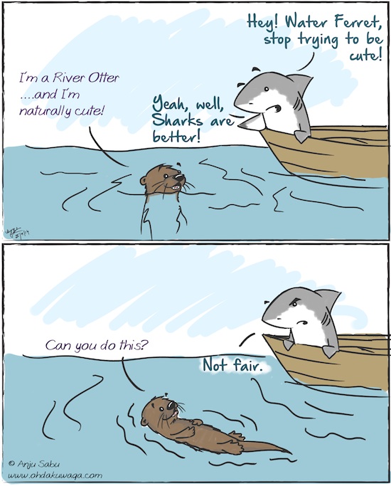 "Oh, Dakuwaqa!" - The Shark comics and cartoons: Water 