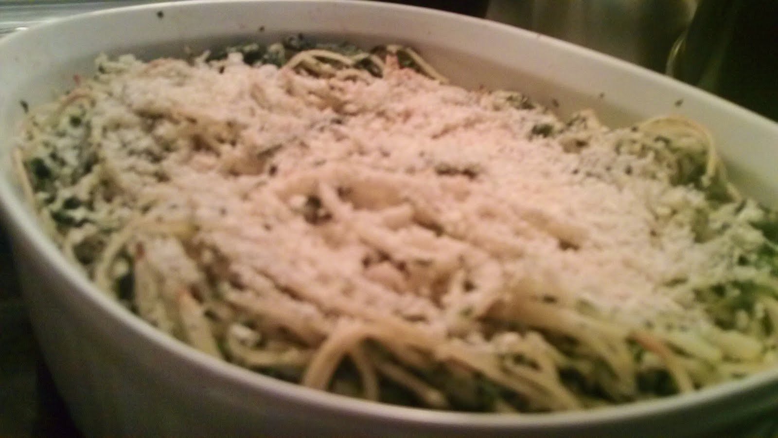 The Great Cooking Objective Baked Spinach Spaghetti