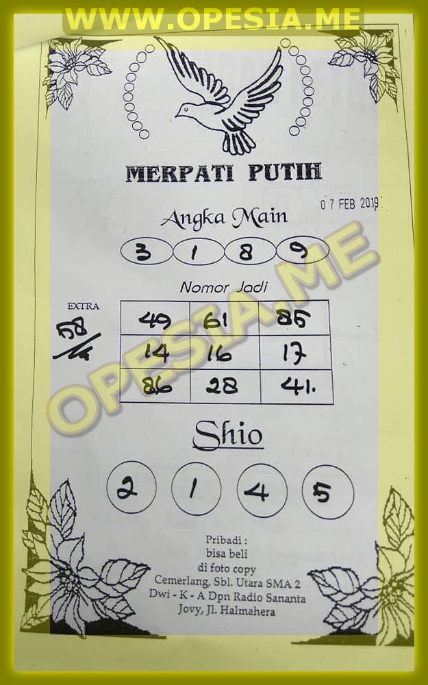 Forum Syair Hk Kamis Malam Ini 7 Februari 2019 Opesia Official Forum Syair Hk Kamis Malam Ini 7 Februari 2019 Opesia Official