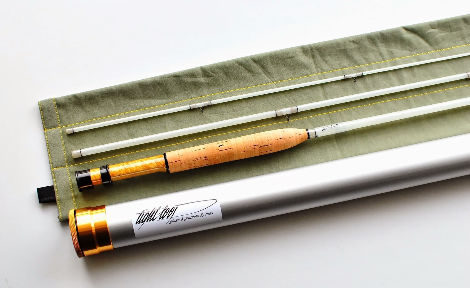Handcrafted graphite and fiberglass fly rods Kabuto 6'6" 2wt.