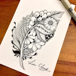 doodle zentangle drawings hand drawn lisa stack designstack press enlarge