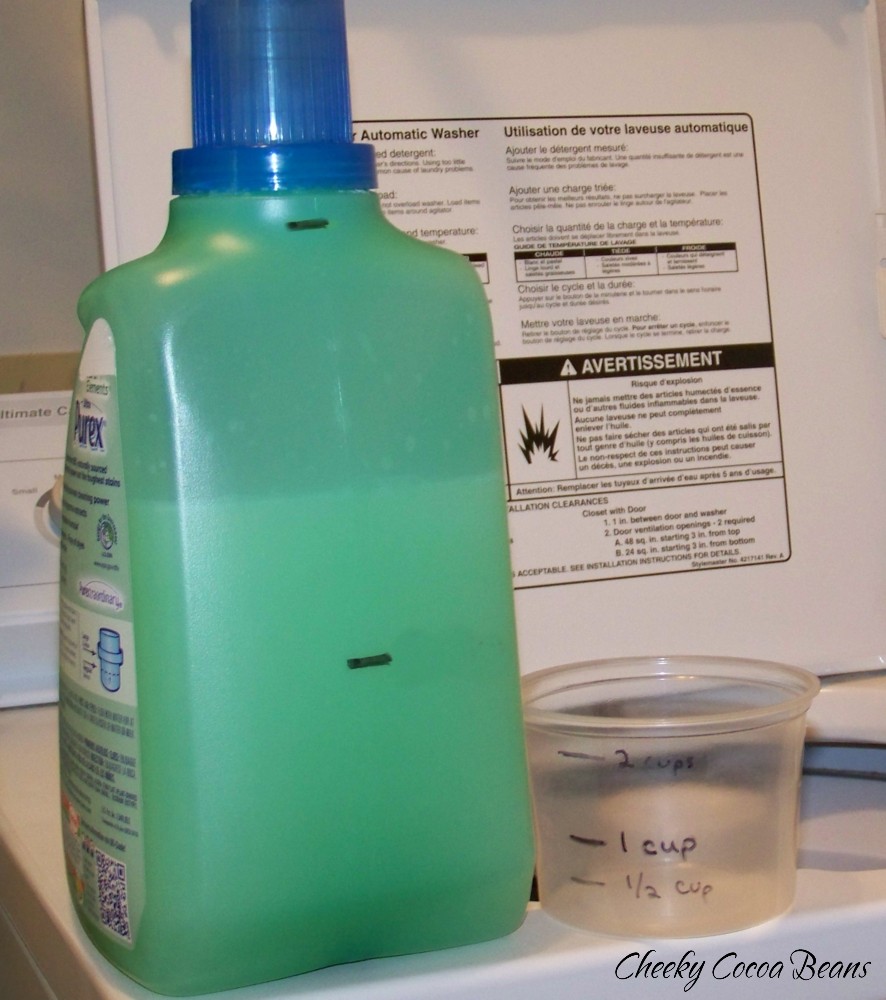 Cheeky Cocoa Beans WFMW Homemade Laundry Detergent