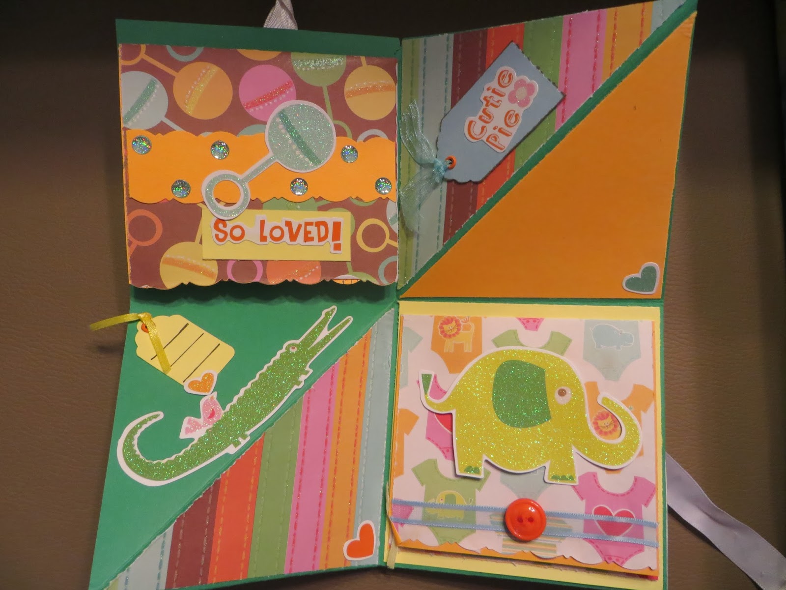 Tiny Treasures Baby Nursery Shadow Box