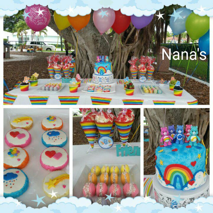 Nana S Theme Party Care Bear S Birthday Celebration