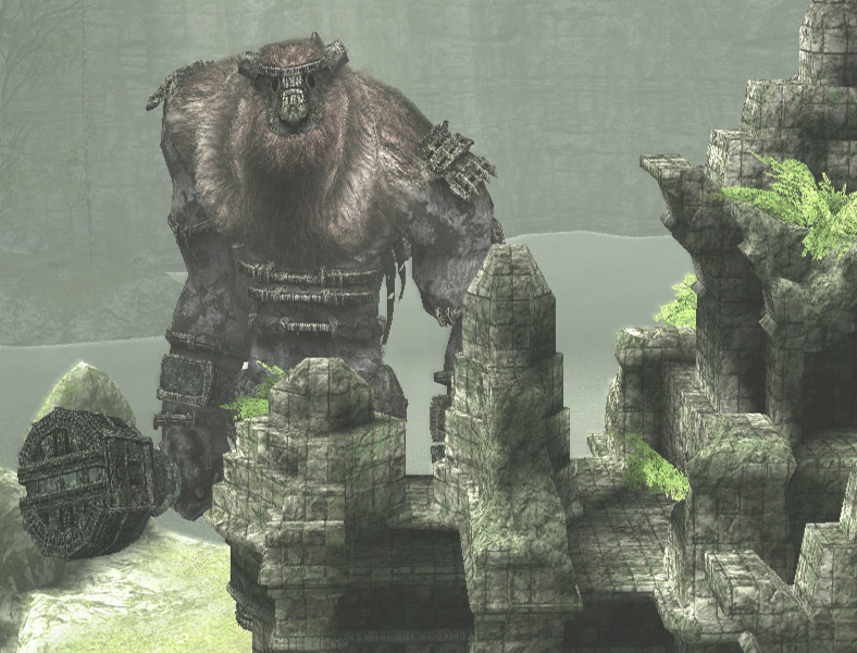 Shadow of the Colossus - PS2 PAL top of #8's temple (not possible) 