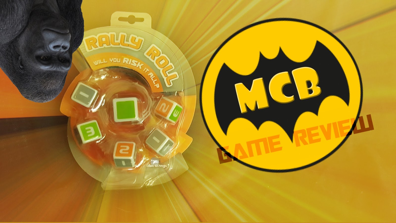 BLUE ORANGE GAMES Rally Roll Push Your Luck Dice Game for Families