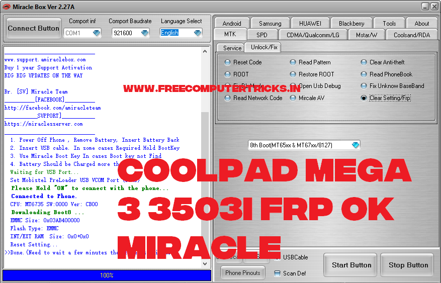 Usb vcom driver for mtk 8127 processor