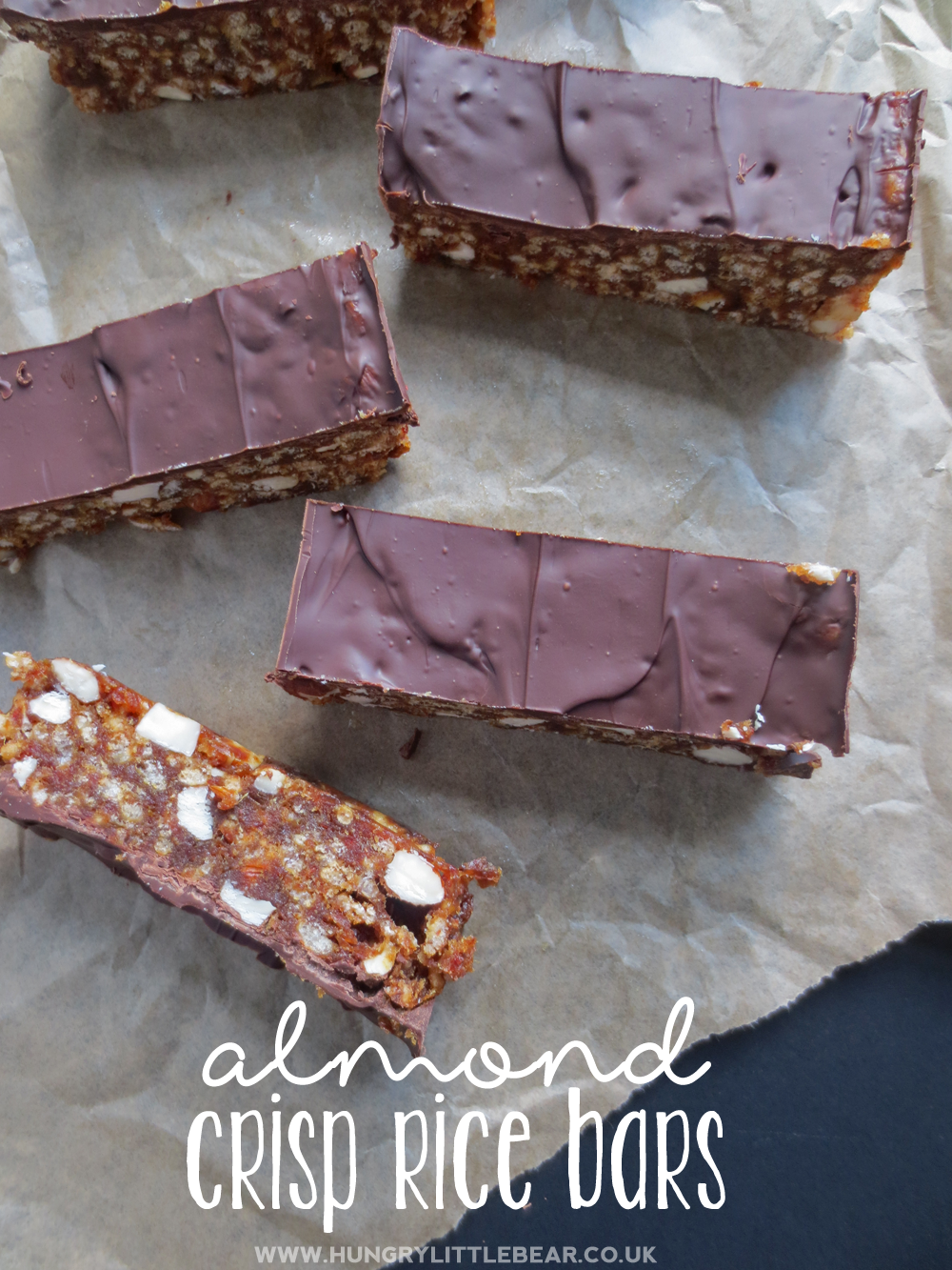 Healthy Almond Crisp Bar Recipe | Hungry Little Bear