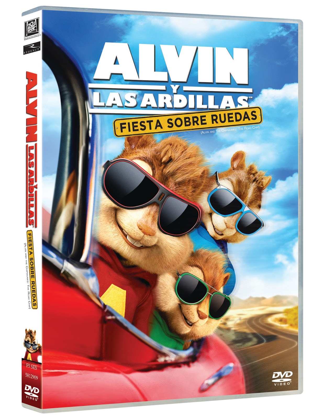 Los del sótano: Alvin y las Ardillas: Fiesta sobre Ruedas en DVD y Blu-Ray