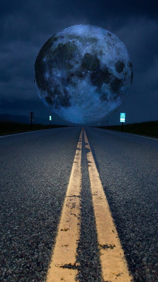   Road To Super Moon   Galaxy Note HD Wallpaper