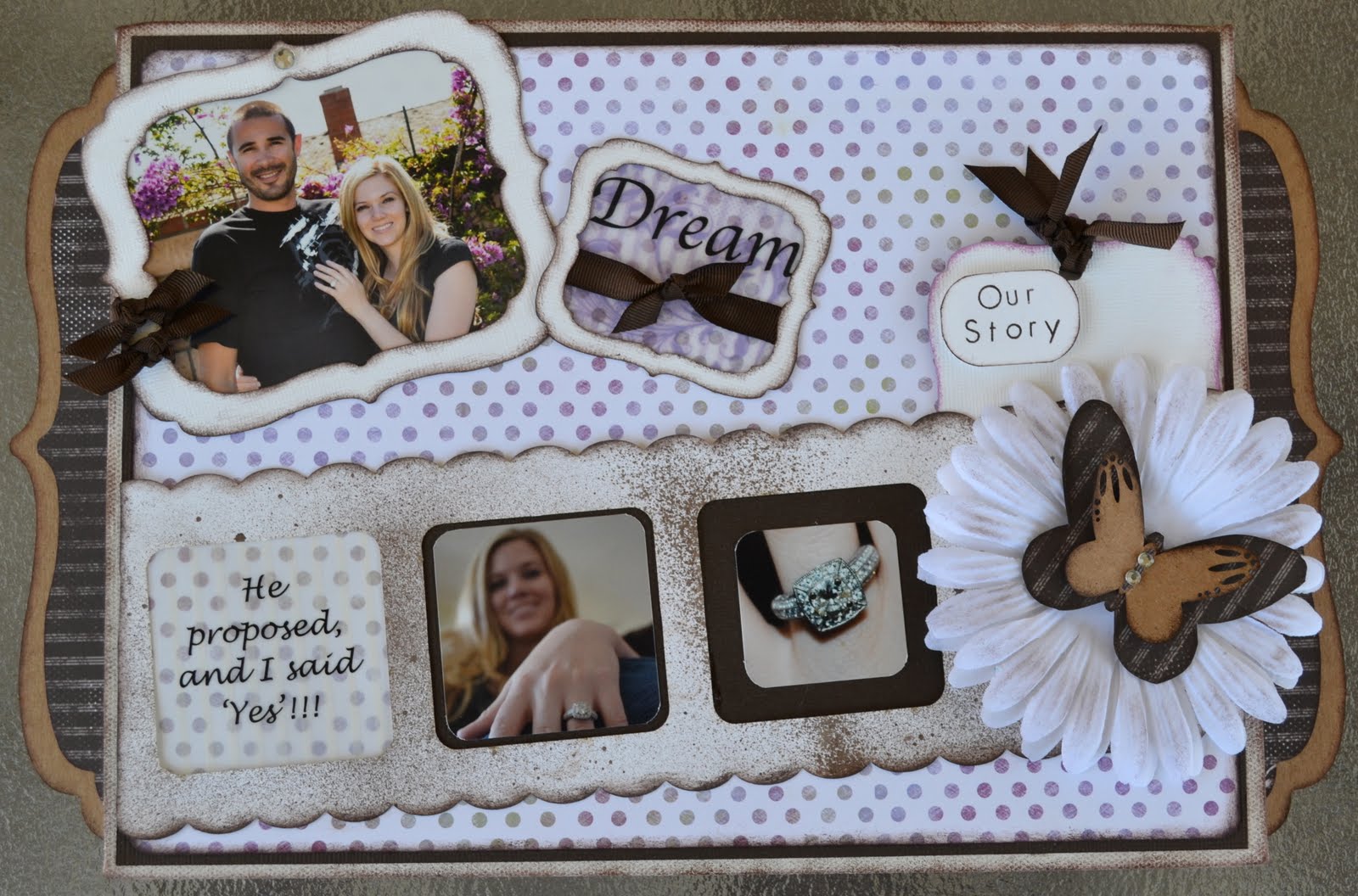 Scrapaholic Engagement Canvas