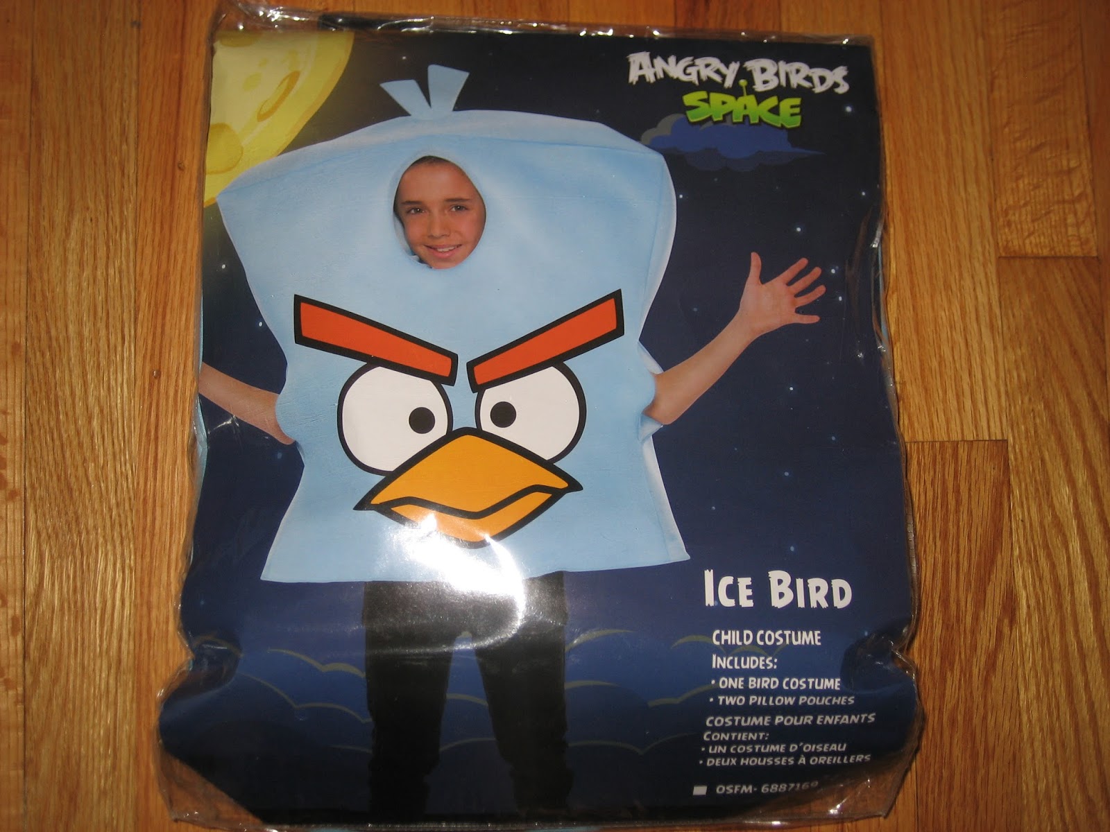 ITEMS FOR SALE!!!: ANGRY BIRDS SPACE ICE BIRD CHILD COSTUME-$15