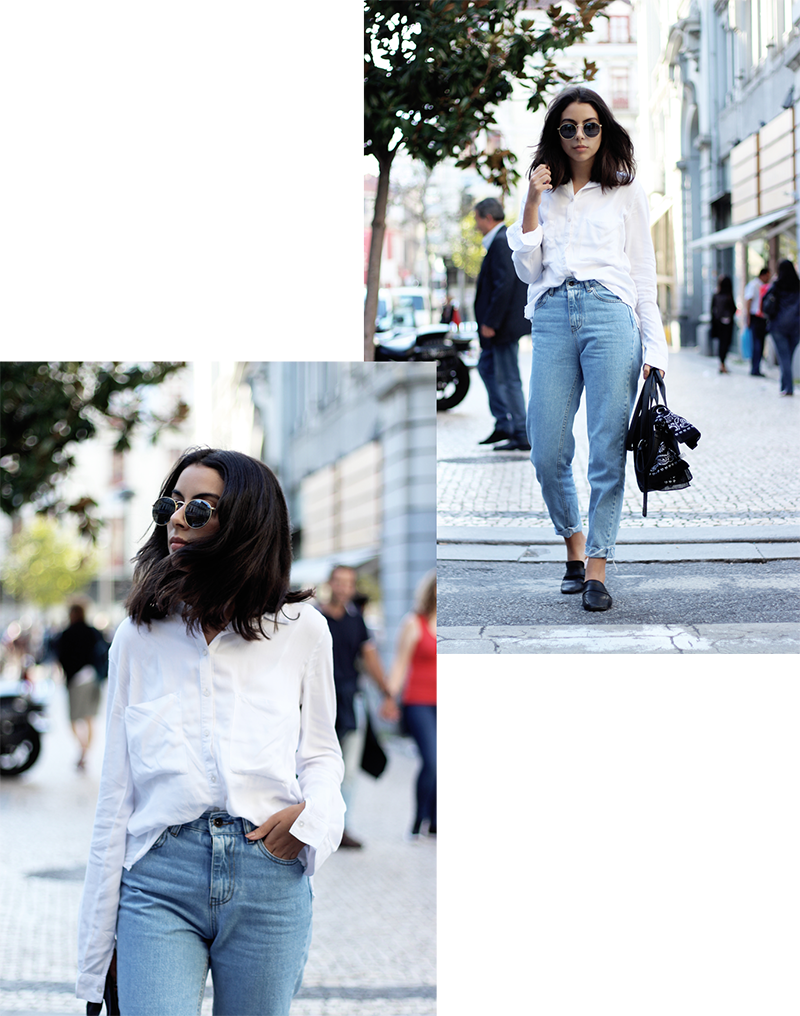 Blue Jeans, White Shirt Fashion Mask.